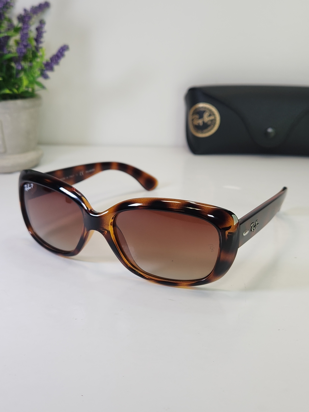 Ray-Ban Polarized Jackie OHH. RB 4101 Women's Brown Sunglasses